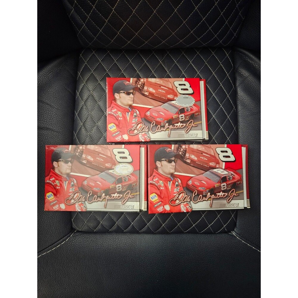 3 PK Dale Earnhardt Jr #8 DEI Photo Autograph Books 2003 2004 Martin Designs